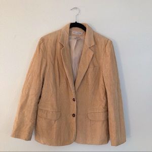 Vintage Oscar De La Renta Corduroy Blazer
